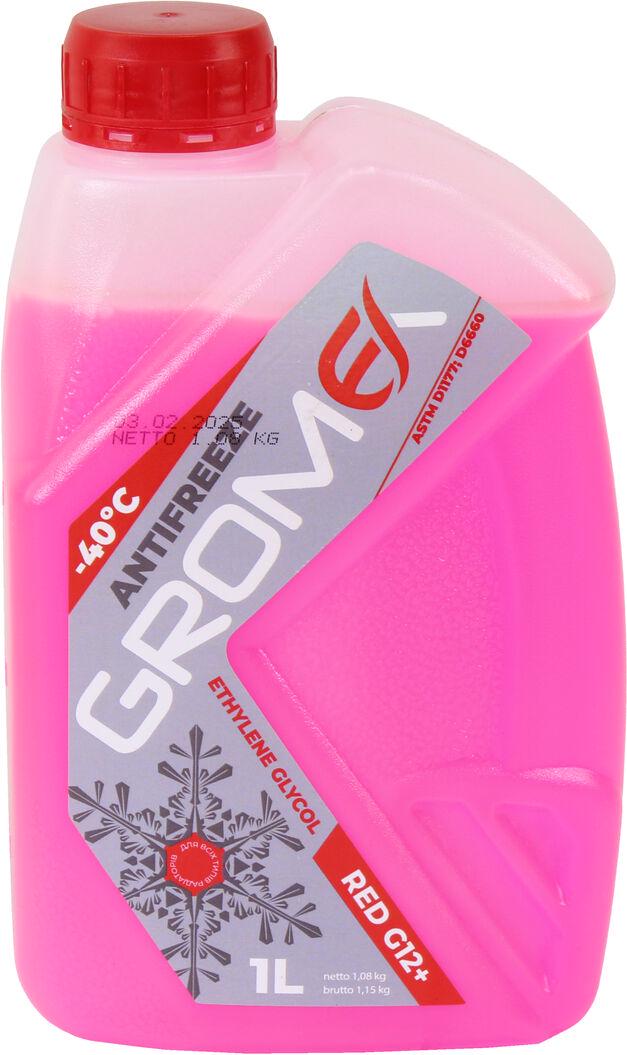 Антифриз Grom-Ex G12+ від -40 до +110 1 л Red (0119160)