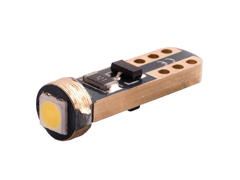 Автолампа светодиодная T5 W1.2W 12 В SMD3030-1led Белый (55319067)