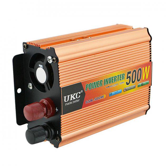 Преобразователь автомобильного тока UKC SSK AC/DC 12 V 500 W (347458457)