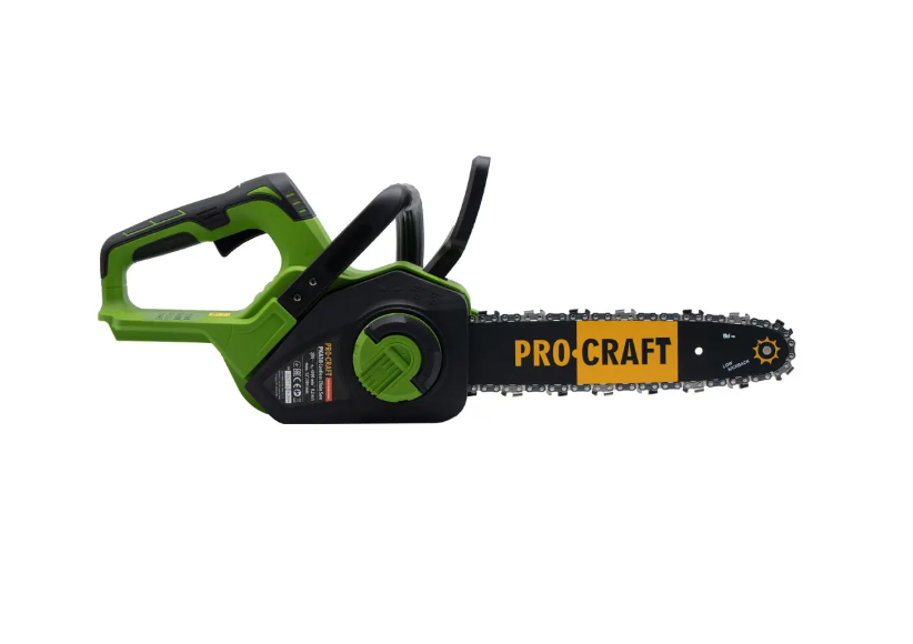 Пила цепная аккумуляторная ProCraft PKA38 с бесщеточным двигателем и автоматической смазкой цепи без АКБ и ЗУ (30342)