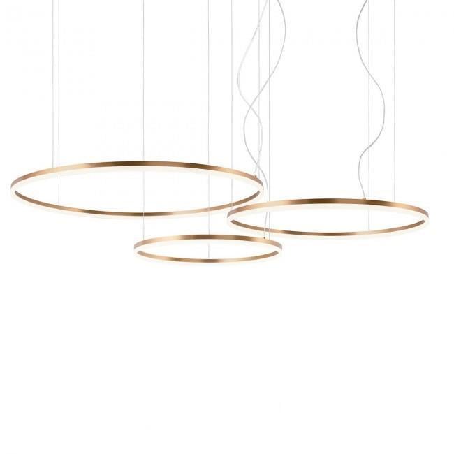 Светильник подвесной Redo ORBIT SU LED 163 W 4000 K D1000+800+600 BRASS 4.1.2-DALI 01-1925-DALI