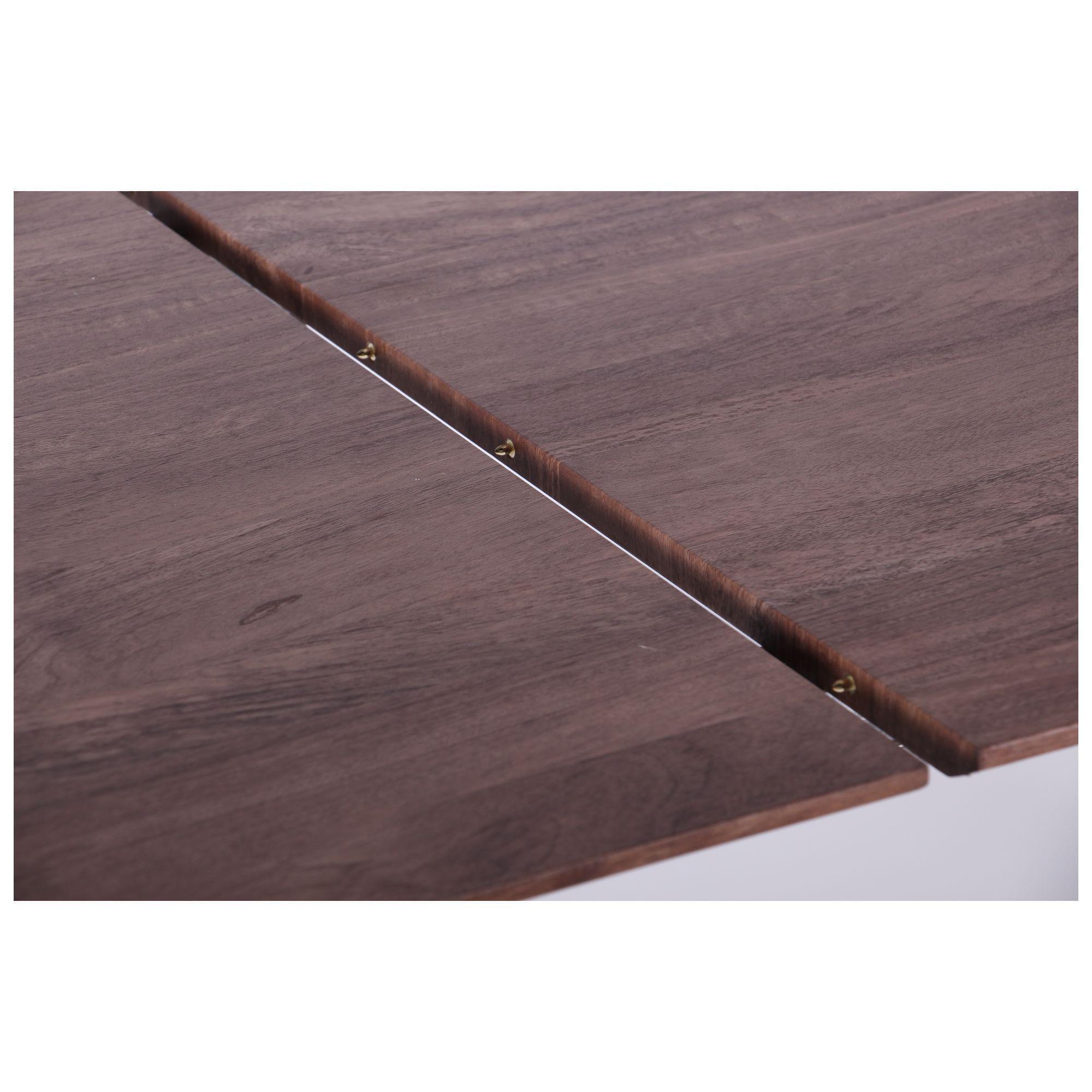 Стіл обідній AMF Nevada 770х1200+400х800 розкладний Чорний/Дуб - фото 9