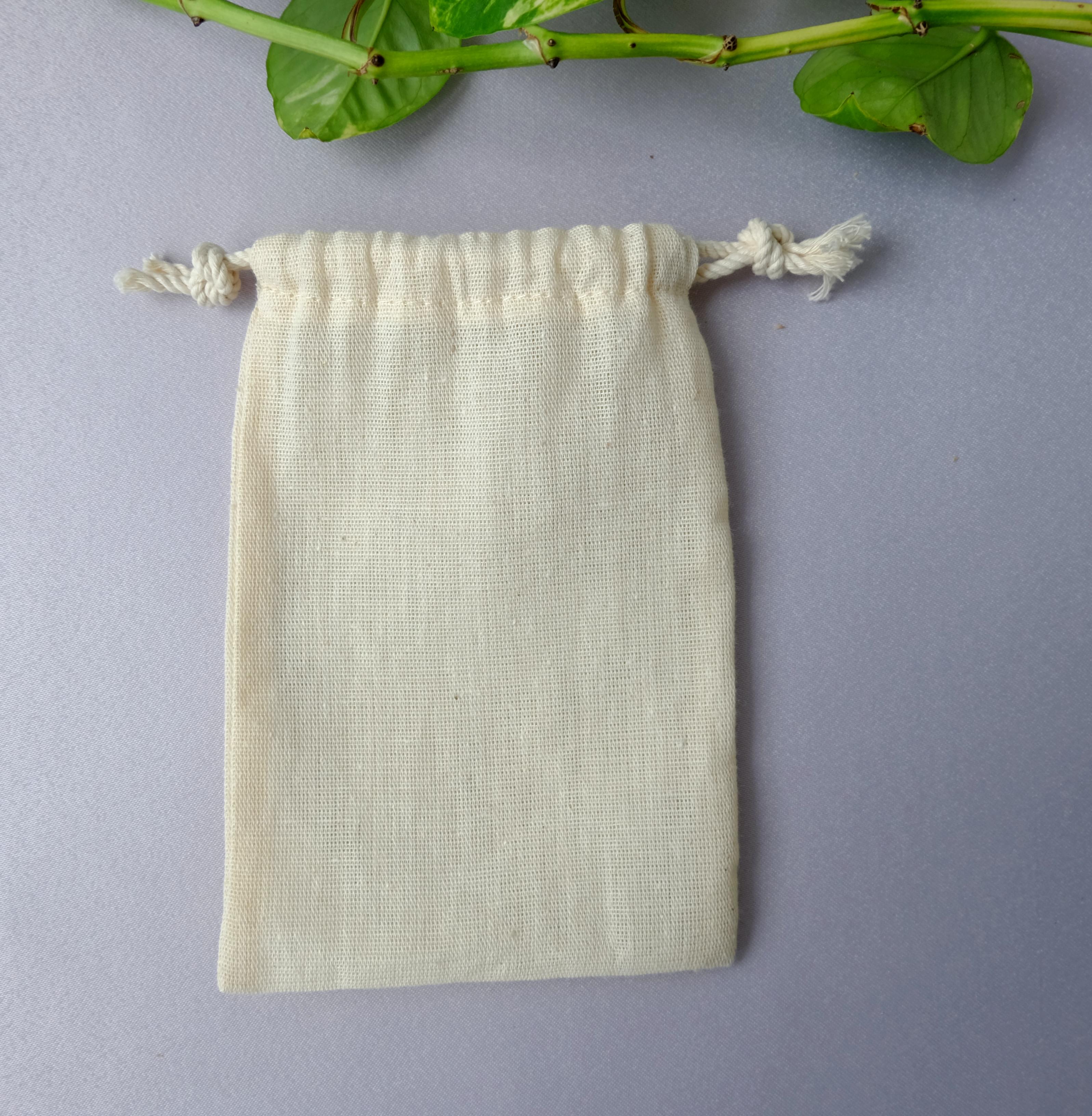 Мішечок бавовна 15х10 см Бежевий (29186868) - фото 2 Мішечок бавовна 15х10 см Бежевий (29186868) - фото 2