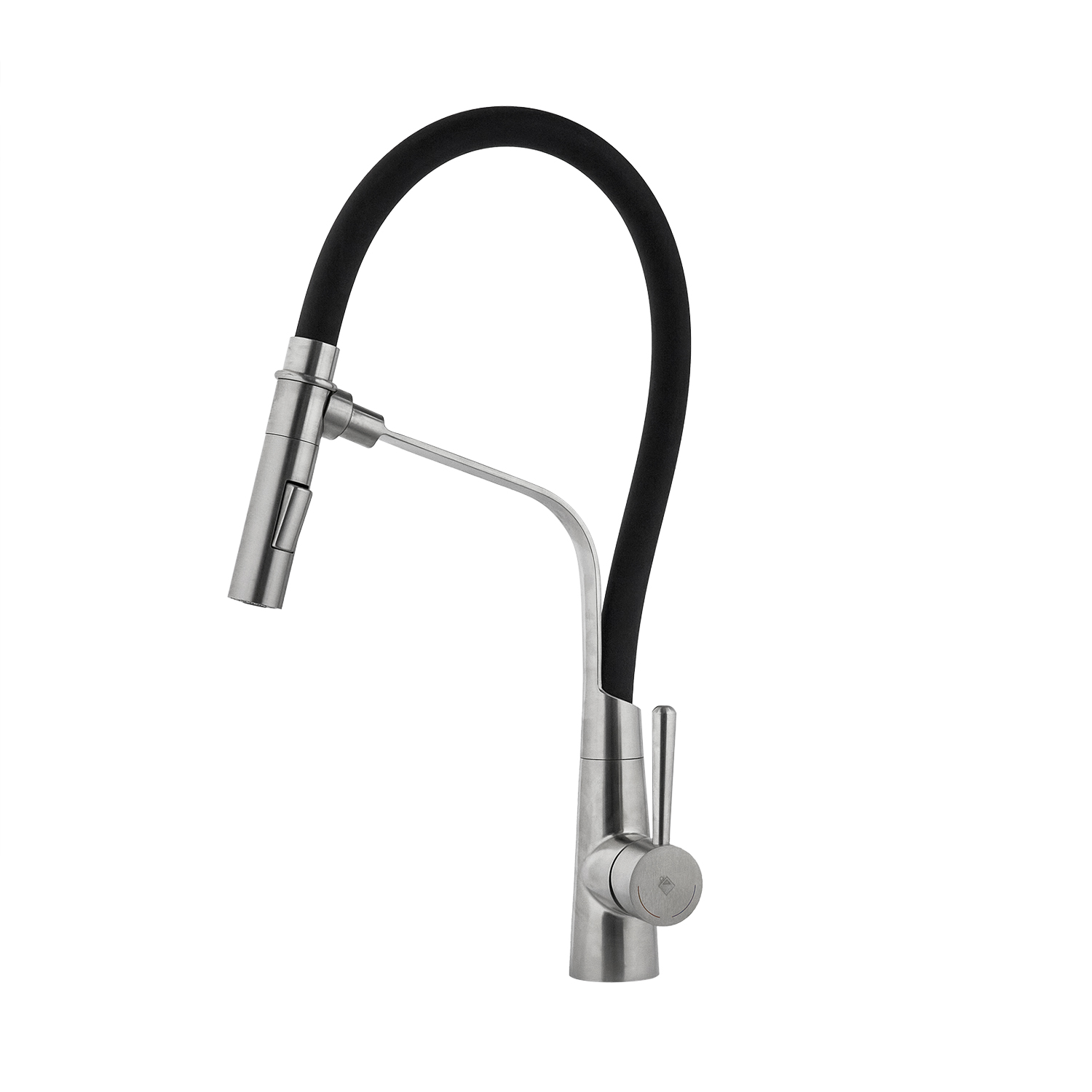 Смеситель для кухни с выдвижным изливом Lambert Pull-Out LR3098 нержавеющая сталь Сатин (LR3098)