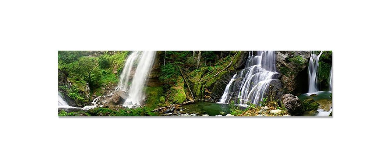 Наліпка вінілова на кухню Zatarga Лісовий водоспад 03 600х2500 мм (1289776307)