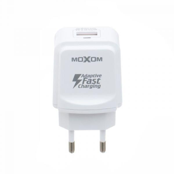 Зарядное устройство Moxom KH-31Y Fast Charg QC3,0 USB 2,4 A - V8 Micro USB 1 м 2в1 (11364)