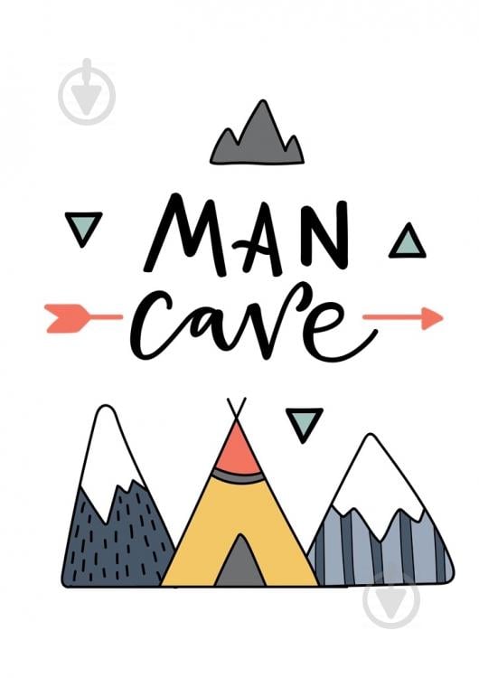 Постер в рамке Man Cave 30 х 40 см (sd124125)