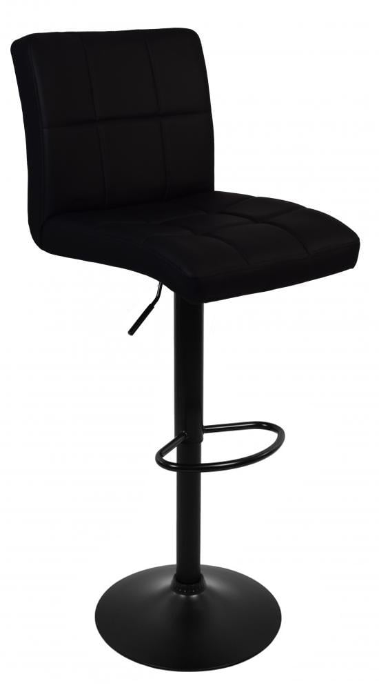 Барний стілець зі спинкою Bonro BC-0106 Чорний (4948)