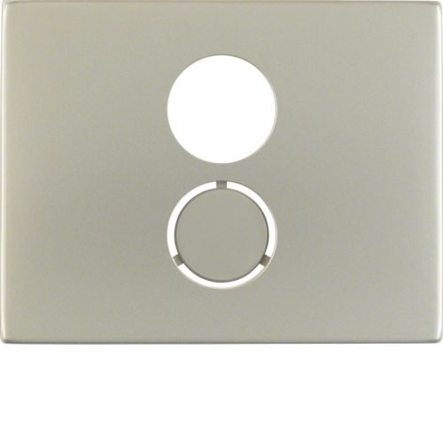 Панель лицевая Berker K.5 для RCA-розетки Нержавеющая сталь (11847004)