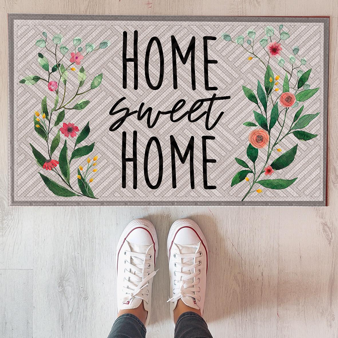 Коврик придверный "Home sweet home" 45x75 см (20345)