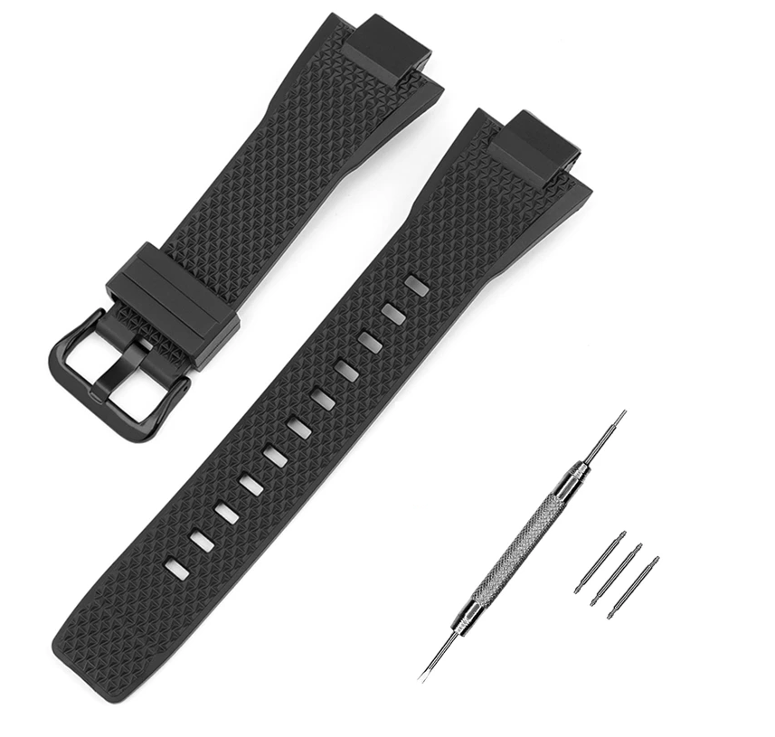 Ремінець для Casio G-Shock GST-B400 Black BK (3926) Ремінець для Casio G-Shock GST-B400 Black BK (3926)