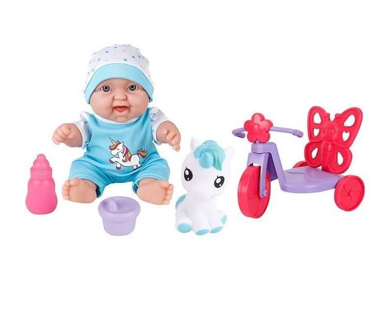 Пупс 716 B/18/2 и велосипед/игрушка/аксессуары/24 см (24767280)