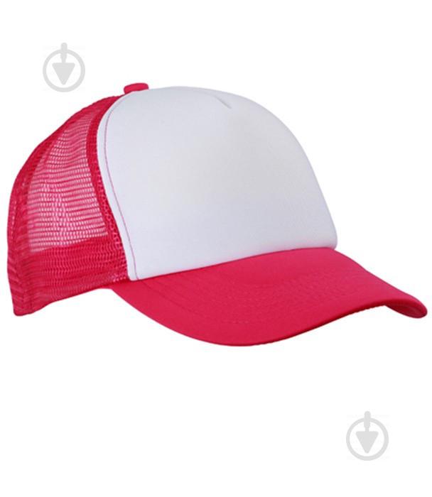 Кепка Myrtle Beach Тракер Белый / Малиновый (MB0070MWHMU)