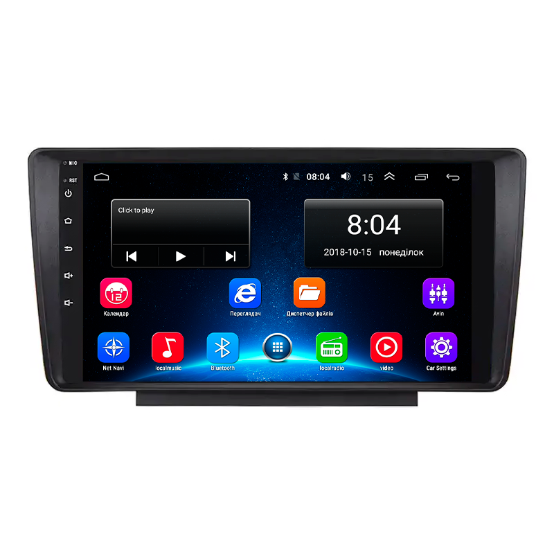 Автомагнітола штатна Lesko Base для Skoda Octavia II A5 ver 2 2004-2013 р. Wi-Fi/GPS 2/32 GB 9" (12145-67498)