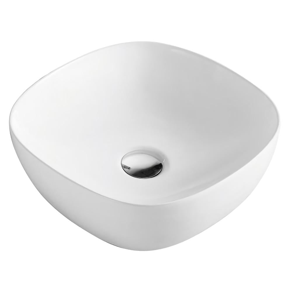 Умывальник накладной VOLLE DIOS 2 13-333-33 370x370x115 мм Белый (112509)