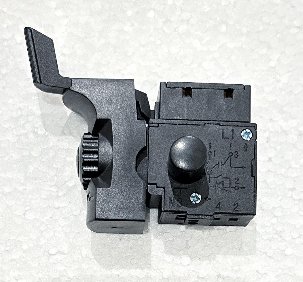 Кнопка для дрели WinTech 8 A место h43 ширина/17 мм/клавиша h45/ширина 19,5 мм К009