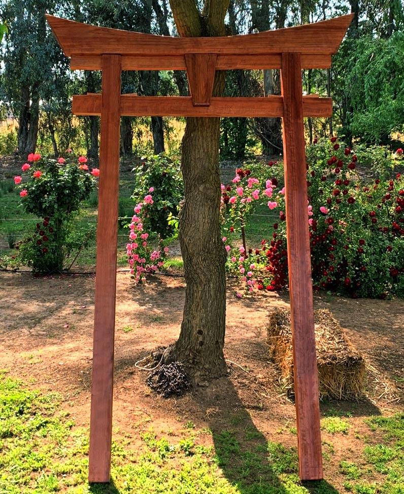 Ворота торії із дерева Суміда Савоярді (ВТР-000615)