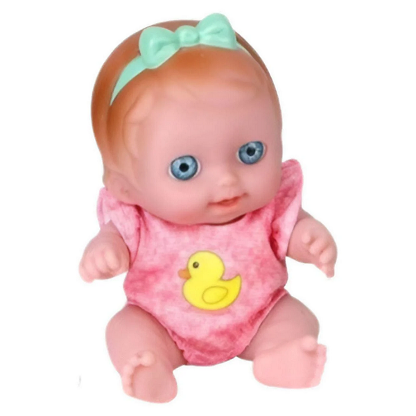 Пупс 714 A 24 см з ванною/рушником/пустушкою і засобами для купання Пупс 714 A 24 см з ванною/рушником/пустушкою і засобами для купання