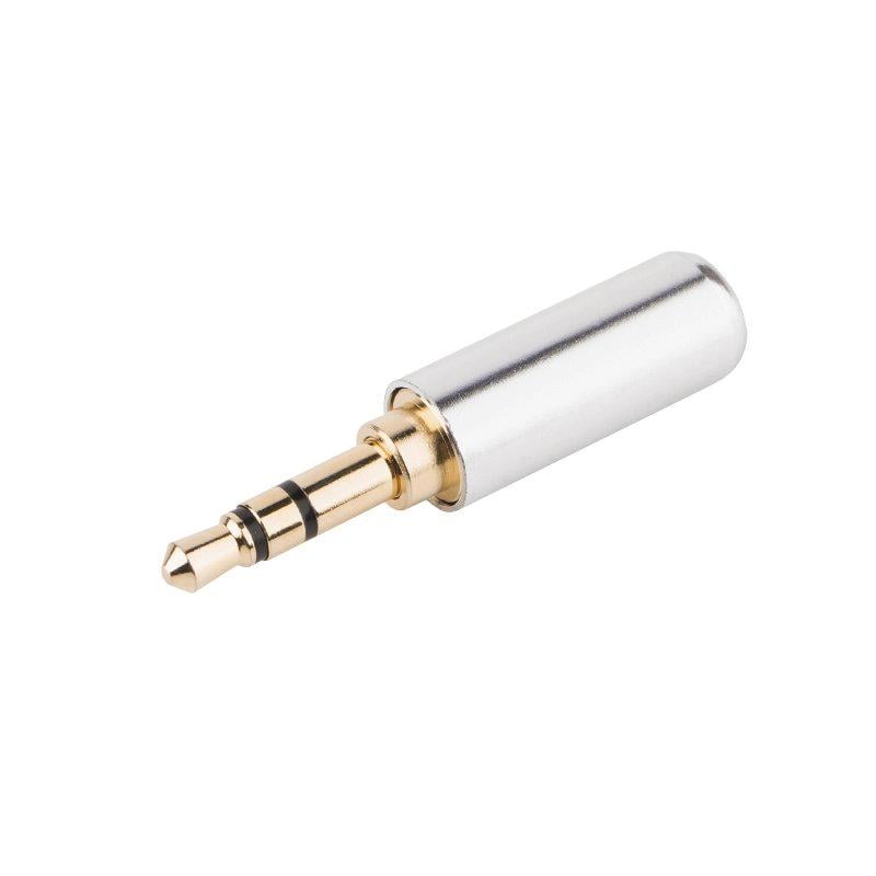 Штекер mini Jack 3,5 стерео 3 pin Сріблястий (A139077)