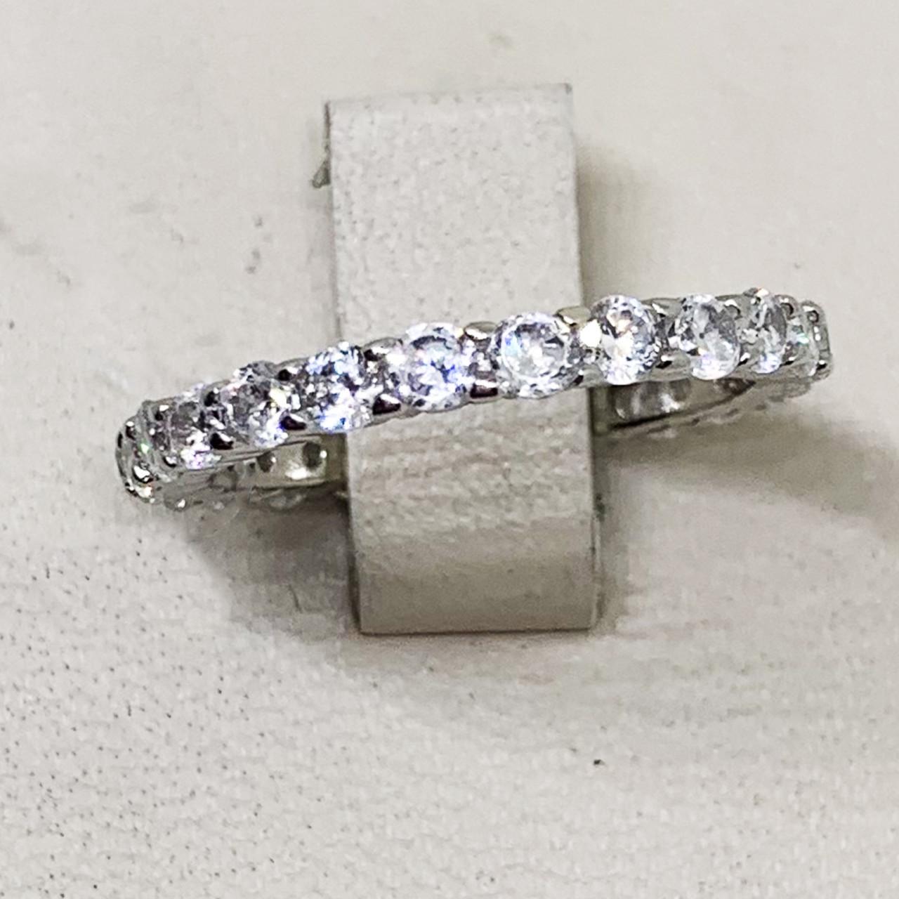 Кольцо серебряное Дорожка с кубическим цирконием 2,58 г р. 18 (1600677537) Кольцо серебряное Дорожка с кубическим цирконием 2,58 г р. 18 (1600677537)