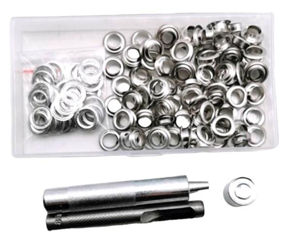 Набор для установки люверсов 8 мм Серебристый (3347)