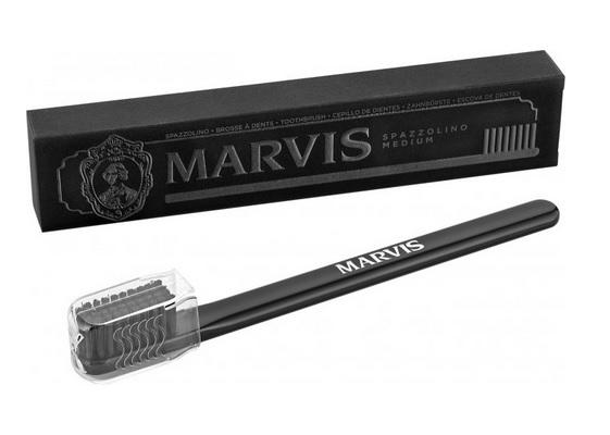 Щетка зубная Marvis Medium Black toothbrush (ДИ1067) - фото 2