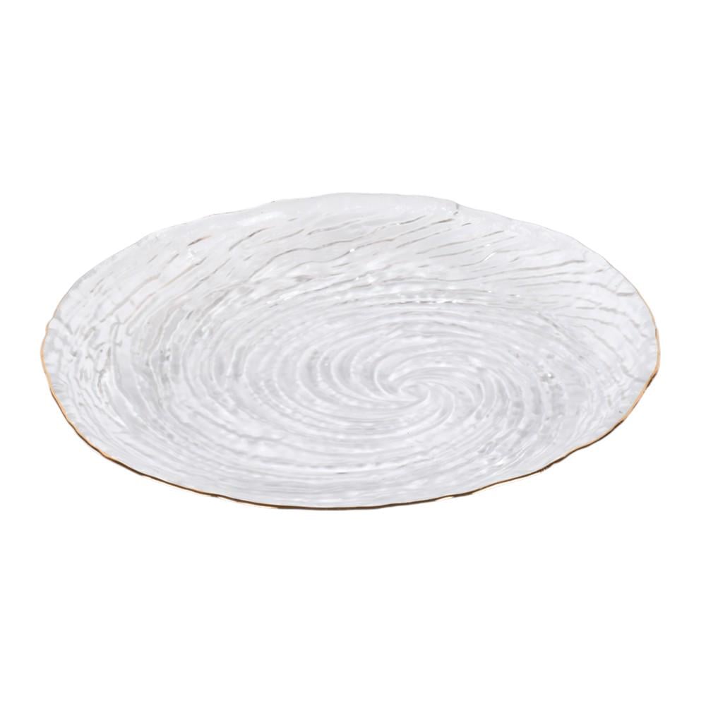 Блюдо Whirlpool R35907-20 d 20 см Прозрачный/Золотой (32163600)