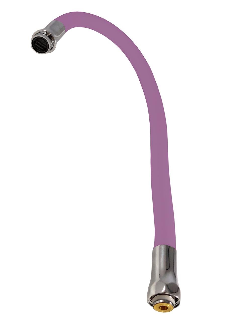 Гусак Frap F7254 для змішувача силіконовий 55 см Фіолетовий
