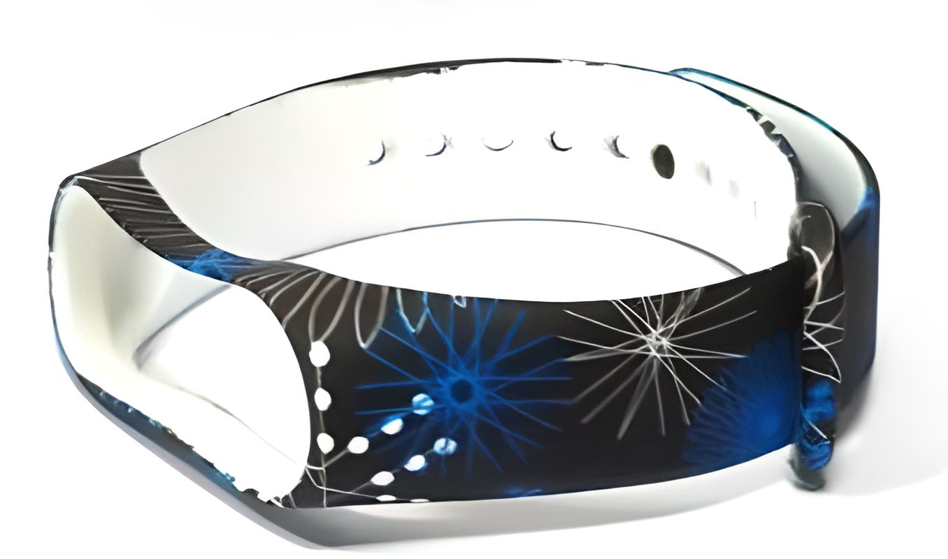 Ремешок для фитнес браслета Xiaomi Mi Band 3 4 Oduvan Blue