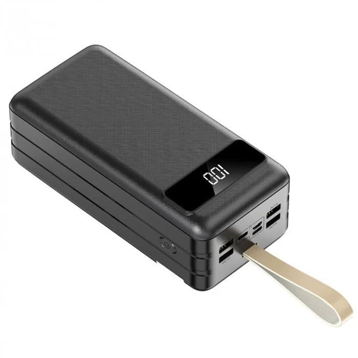 Повербанк Kamry 80000 mAh с фонариком 4хUSB Type-C/MicroUSB/Lightning Черный (e4802eea)