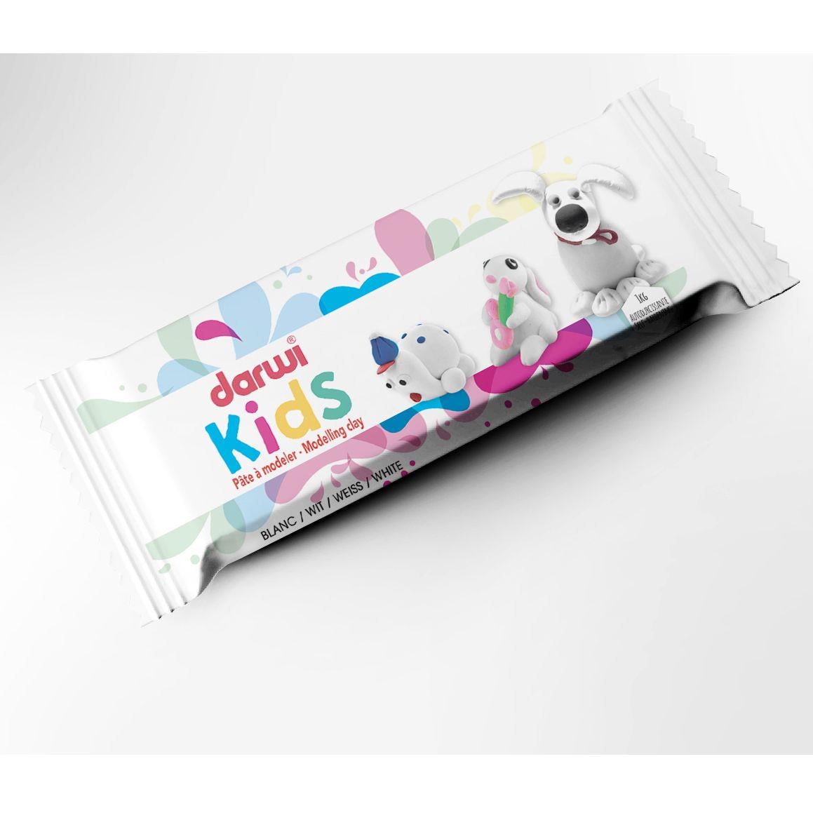 Глина полимерная самозастывающая Darwi KIDS 1 кг Белый (DR-DA0851000000)