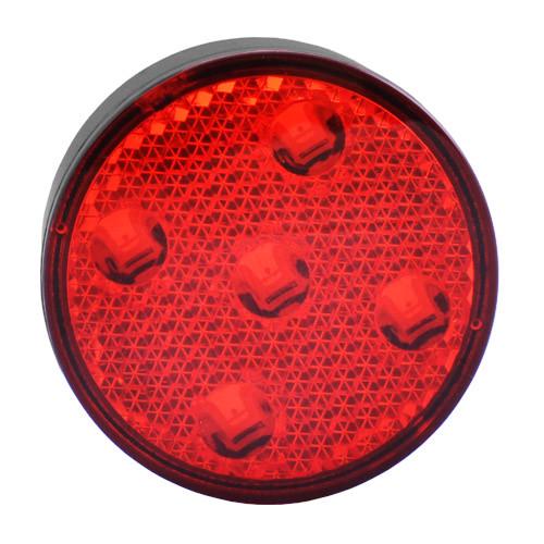 Фонарь для велосипеда AQY-0113-5SMD габарит ЗУ microUSB Red (40068)