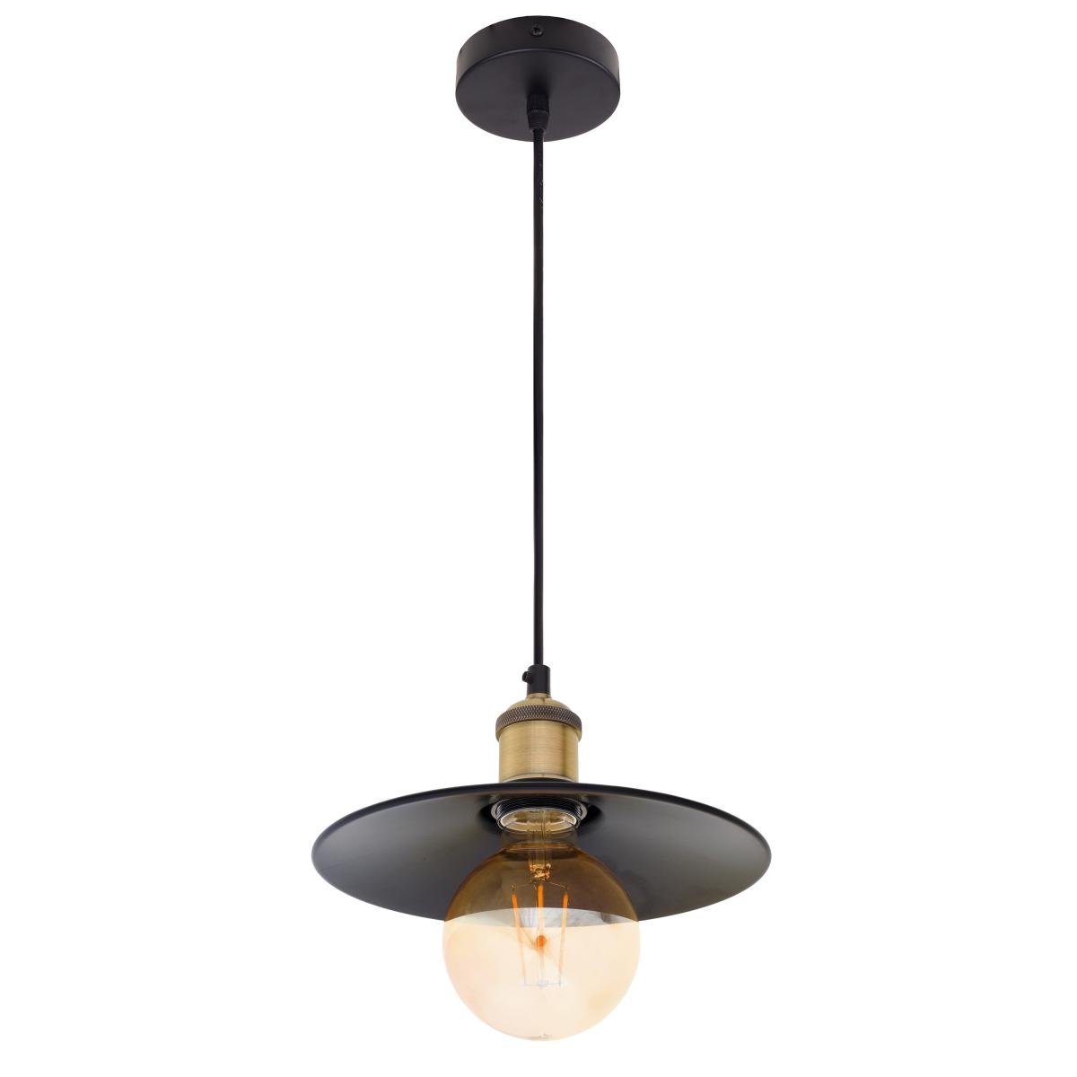 Люстра в мінімалістичному стилі Brille BL-275S/1 Е27 BK/AB Чорний