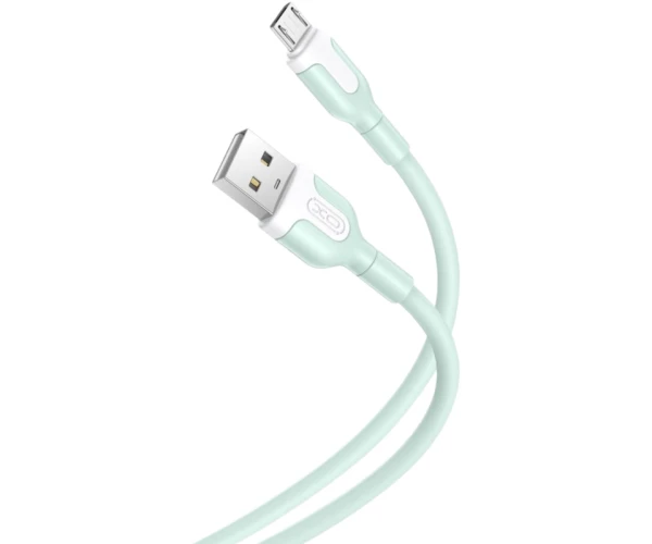 Кабель дата Xo NB212 USB-Micro USB 2,1 A 1 м Green