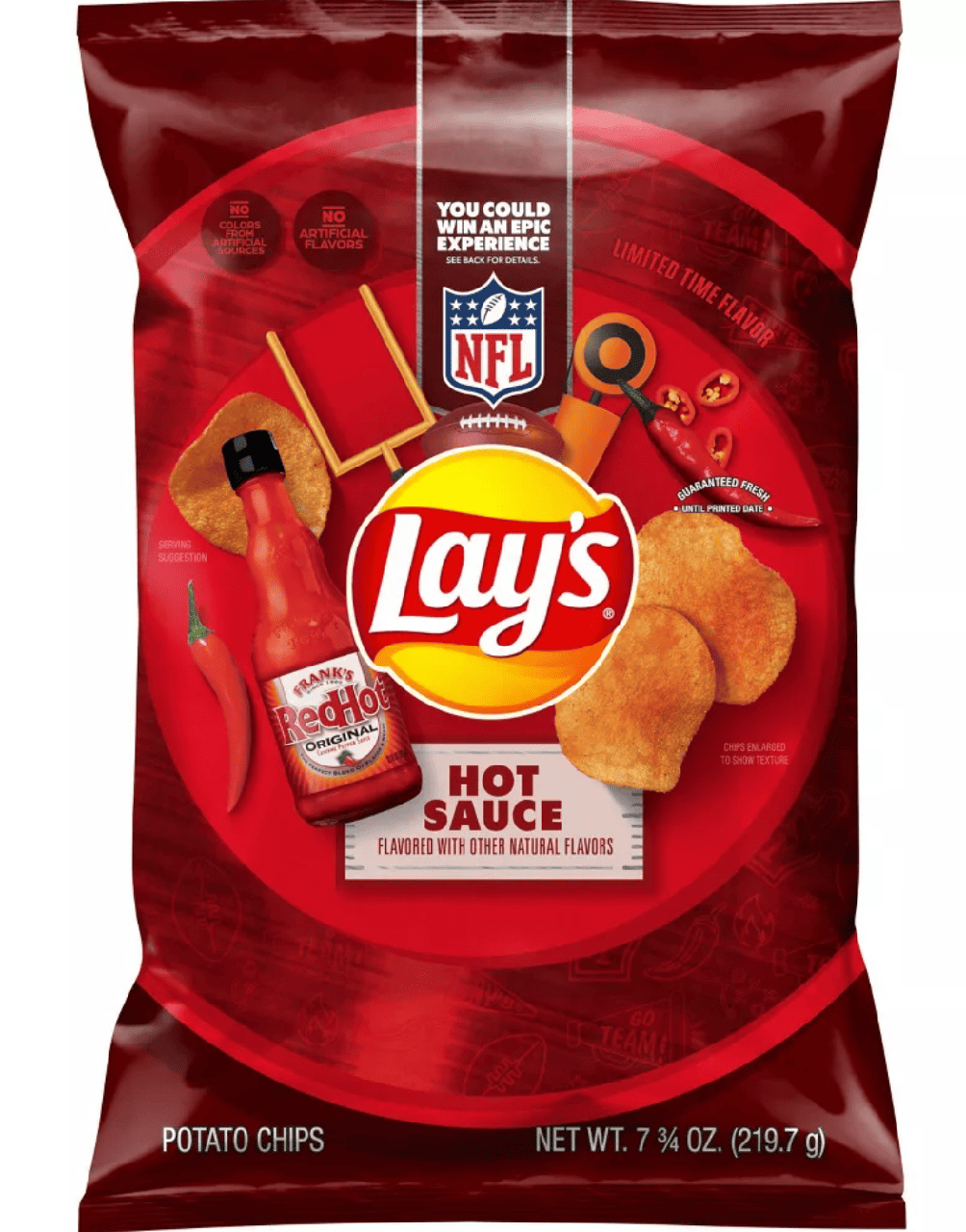 Чипси Lay's Potato Chips RedHot Hot Sauce 219,7 г (2818596751) Чипси Lay's Potato Chips RedHot Hot Sauce 219,7 г (2818596751)