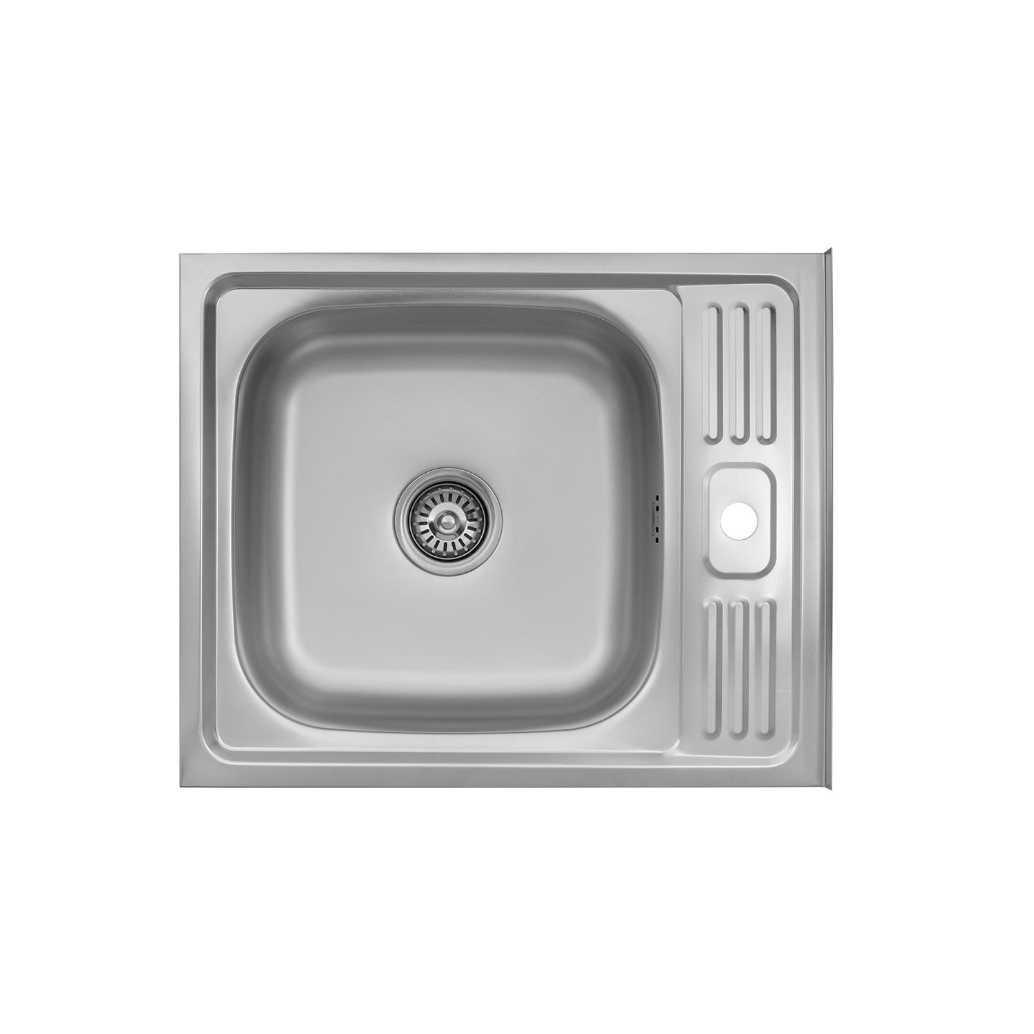 Мийка для кухні накладна Kroner KRP Satin 0,6 мм (6050)