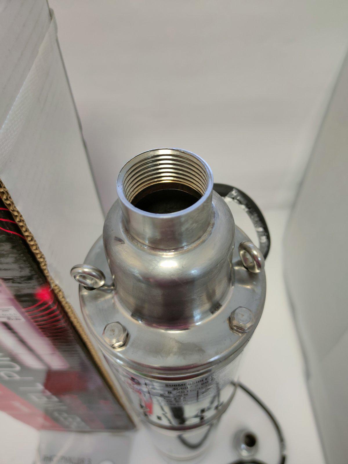 Насос шнековый глубинный для скважины/полива Wisla 4QGD 2,2-60 0,55kW - фото 5