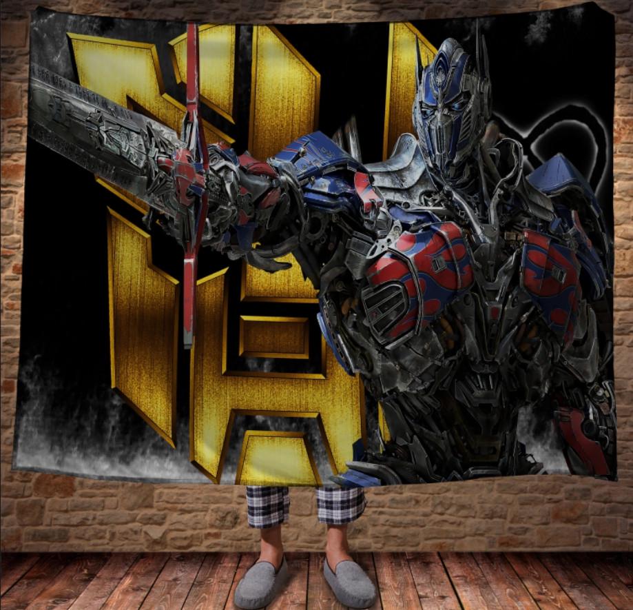 Плед с 3D принтом Оптимус Прайм Трансформеры 3 150x200 см (epi_0437)