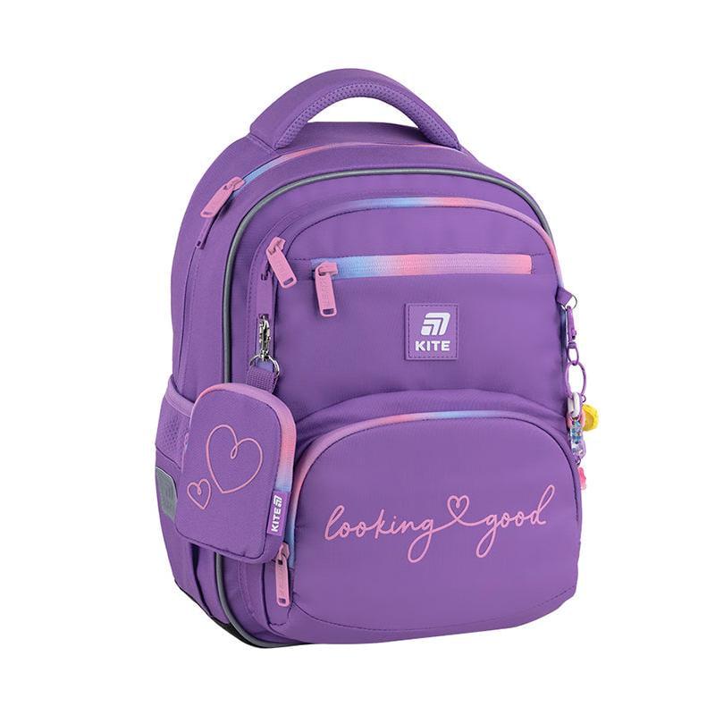 Рюкзак школьный KITE Education Looking Good 39x28,5x13,5 см 13,5 л Фиолетовый (K25-773M-2)