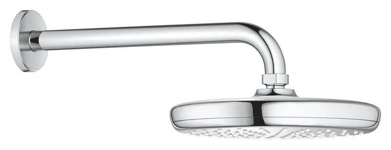 Верхний душ с настенным кронштейном Grohe Tempesta Classic из нержавеющей стали Хром (OL-26411000)