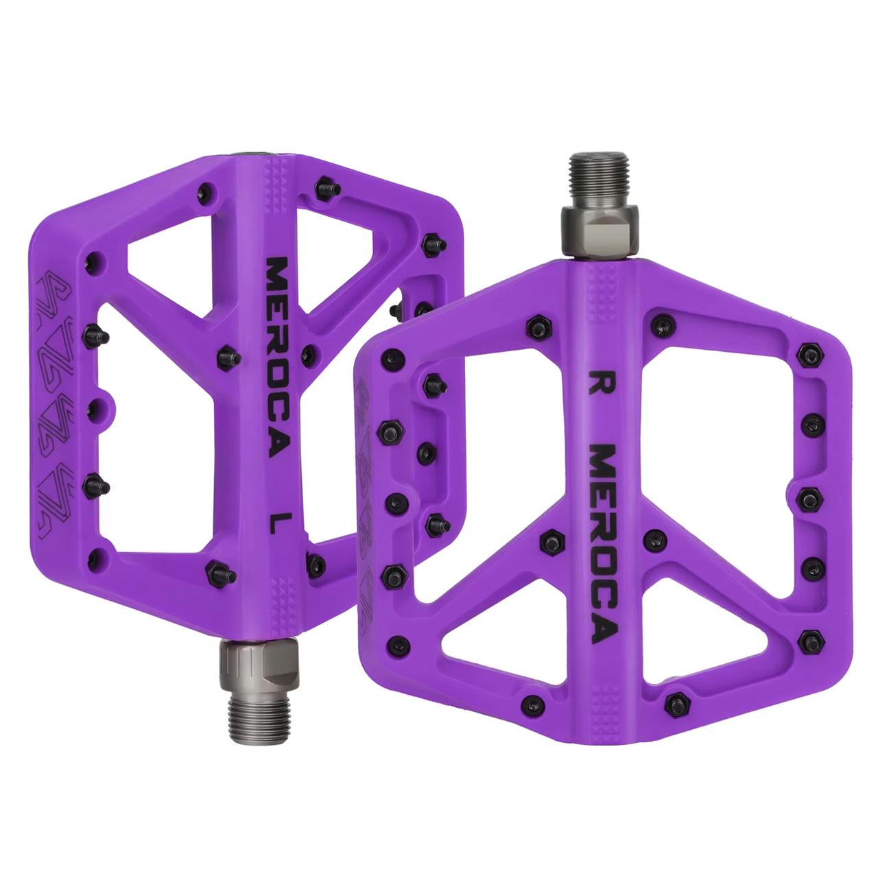 Педали Meroca FreeRide Nylon нейлоновые Фиолетовый (2617361748)