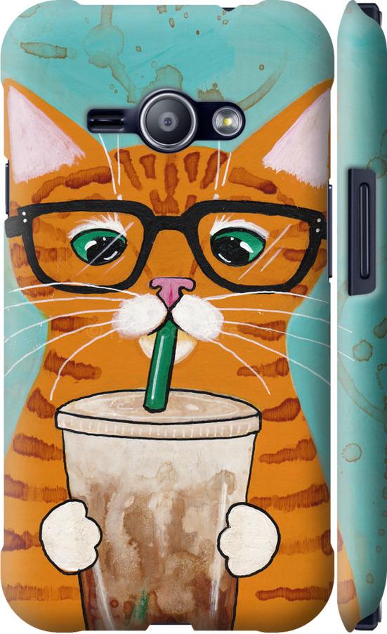 Чехол на Samsung Galaxy J1 Ace J110H Зеленоглазый кот в очках (4054m-215-42517) Чехол на Samsung Galaxy J1 Ace J110H Зеленоглазый кот в очках (4054m-215-42517)