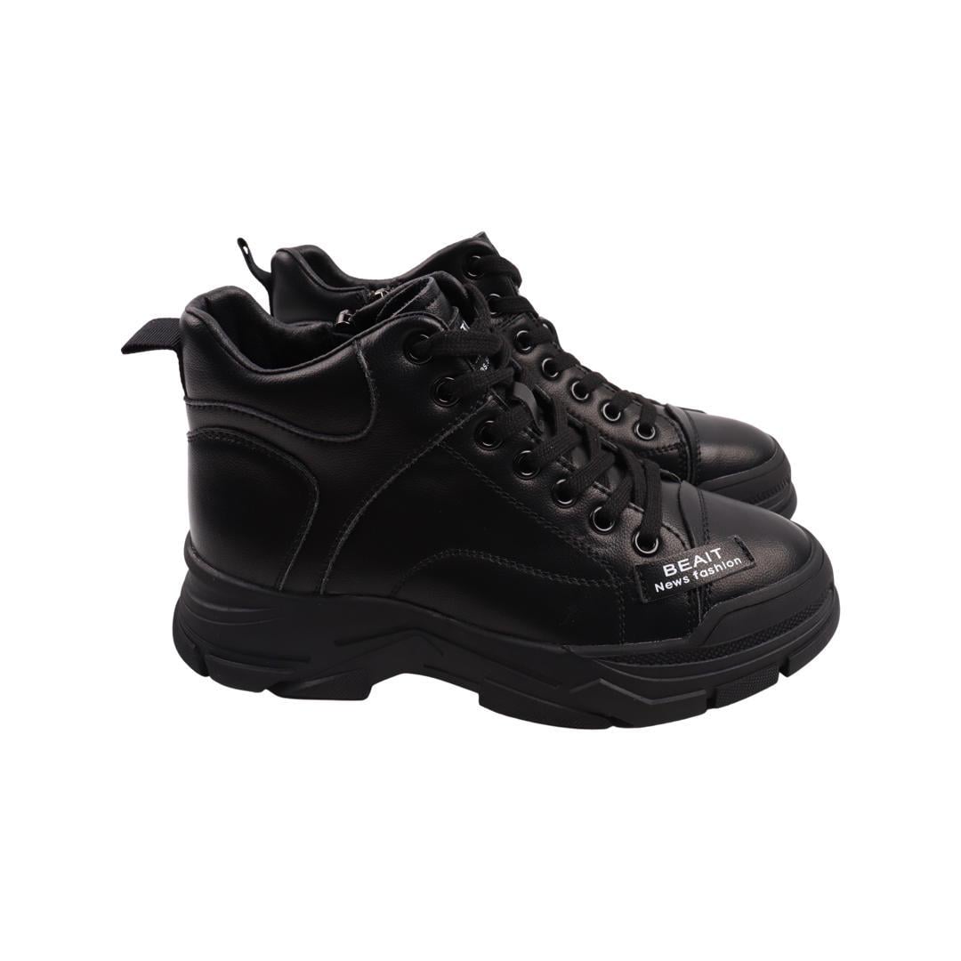 Ботинки женские Li Fexpert из кожи р. 36 Черный (997-22DHS)