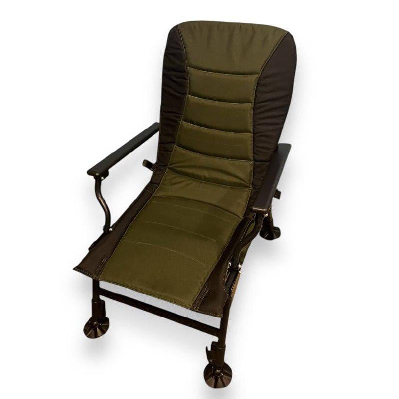 Стул рыболовный раскладной Модель-1 с подлокотниками и регулируемыми ножками (8354-1)