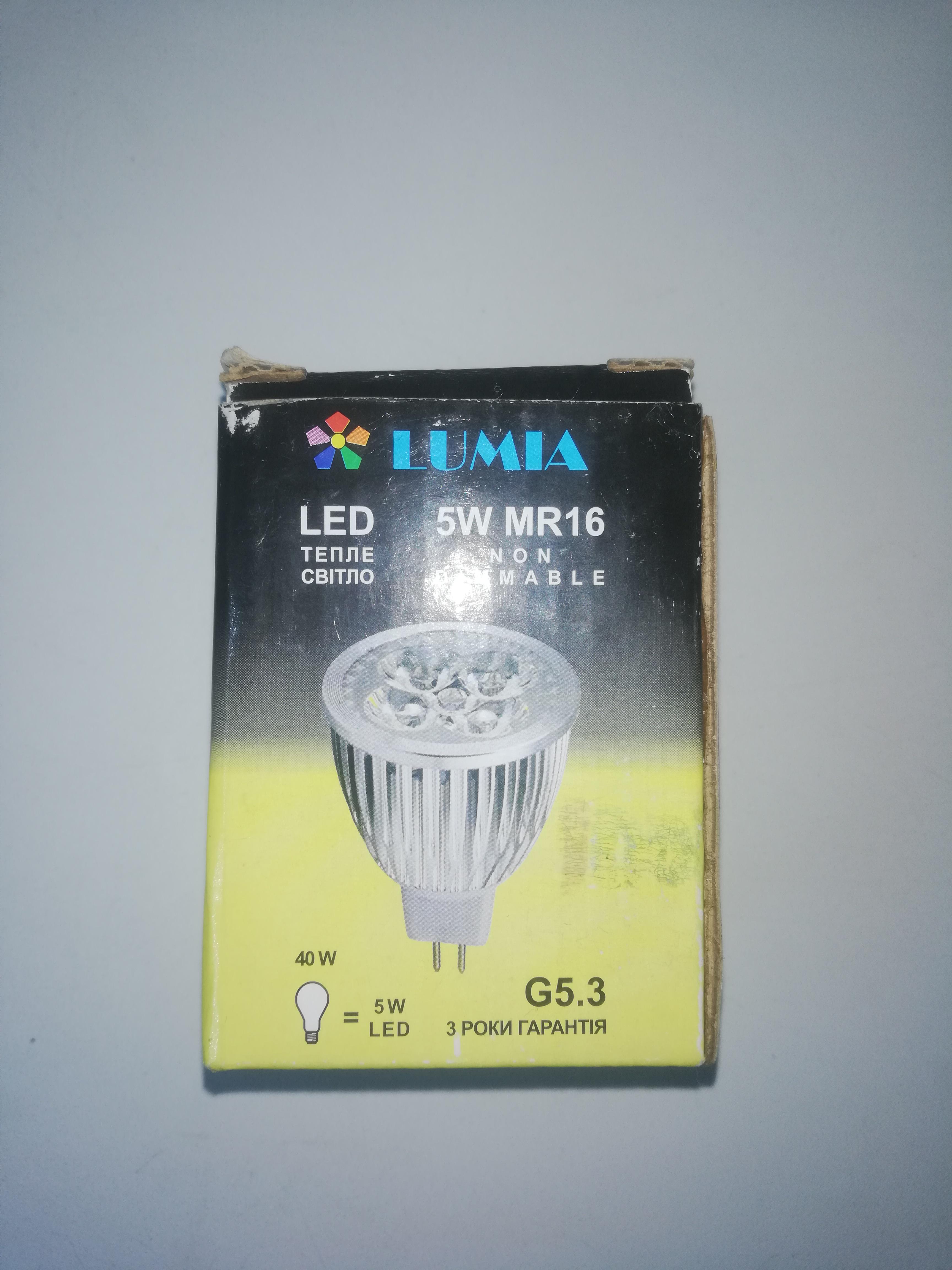 Світлодіодна лампа стельова Ledex Софіт MR16 5W GU5.3 3000K 12V (36608115)