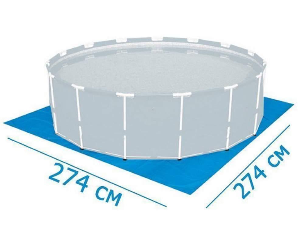 Підстилка для басейну Bestway 58000 квадратна 274х274 см (58000) - фото 6 Підстилка для басейну Bestway 58000 квадратна 274х274 см (58000) - фото 6