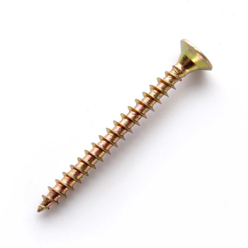 Саморіз універсальний Apro 6,0x70 з потайною головкою цинк жовтий 800 шт. (1016070-1-C)