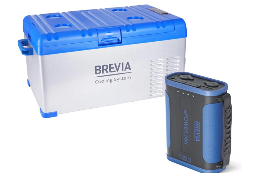 Автомобильный холодильник Brevi и портативная зарядная станция ePower 25 л 96 Ah