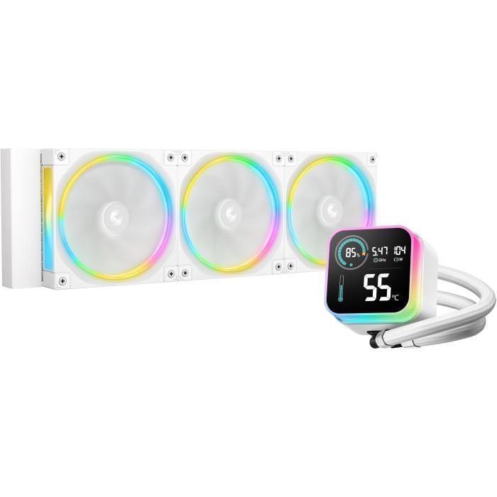 Система водяного охолодження Deepcool LQ360 Ultra ARGB WH 360 мм 2150 об/хв PWM White (R-LQ360-WHASMC-G-1)