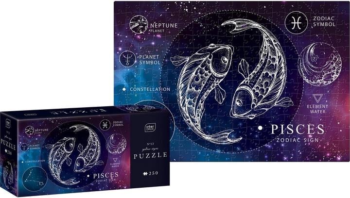 Пазли тришарові ТМ InterDRUK Знаки зодіаку Риби 250 шт. 48х33 см (5902277341983)